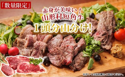 山形村短角牛まるまる1頭山分けセット