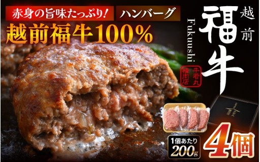 【希少：越前福牛100％】うま味たっぷり「ハンバーグ」😋✨
