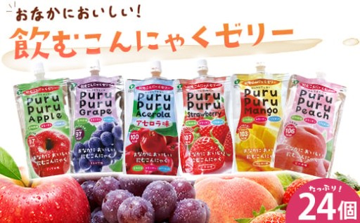 おなかにおいしい！飲むこんにゃくゼリー 24個
