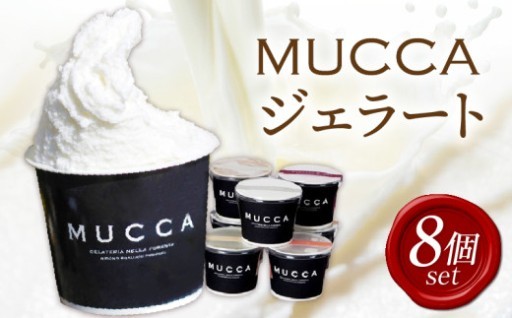 【香川県三木町】MUCCAジェラート　8個セット