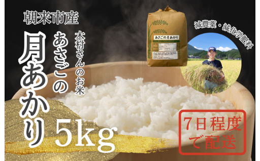 【つやつや新米】あさごの月あかり　5kg