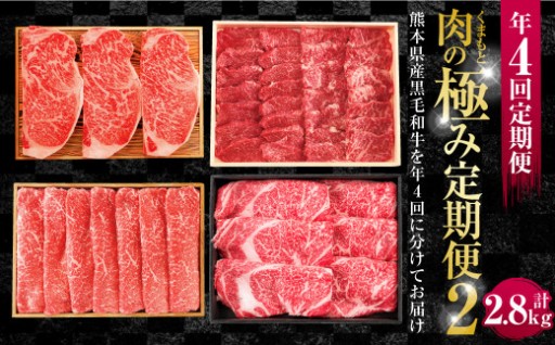 【年4回定期便】くまもと肉の極み定期便② 