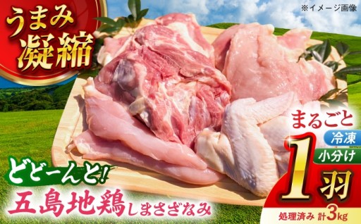 五島地鶏しまさざなみ まるごと1羽分