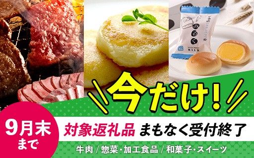 【9月末で受付終了】今しか選べない！A5黒毛和牛やいももちなど、中標津町の人気返礼品をお見逃しなく✨