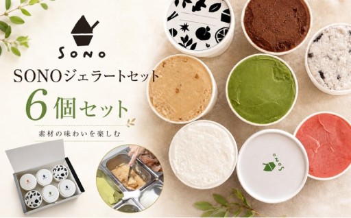 SONOジェラート6個セット