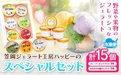 素材の風味豊かなひんやりジェラート詰め合わせ🍨