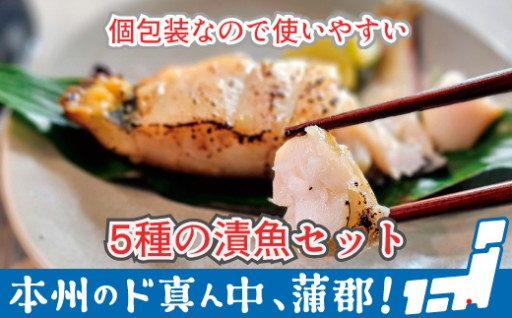 ５種の漬け魚セットのご紹介です！