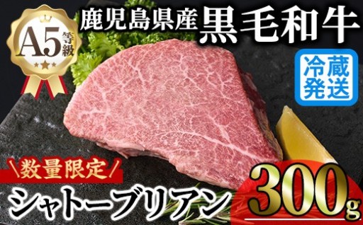 A5黒毛和牛 シャトーブリアン (計300g)