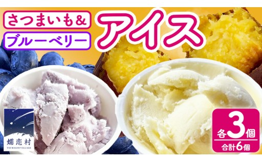 【残暑を乗り切る！】さつまいも・ブルーベリーアイス