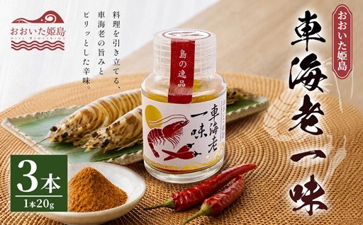 ＼本日掲載／車海老 一味 20g×3本