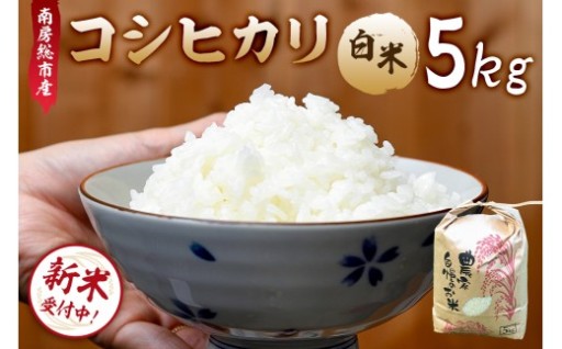 【令和8年産】南房総市産コシヒカリ白米5kg