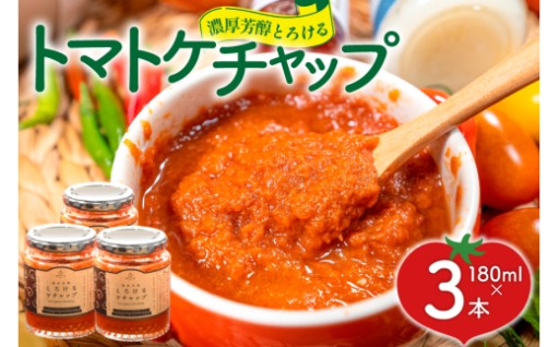 濃厚芳醇とろけるトマトケチャップ 3本 (180g×3)