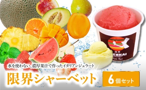 【敬老の日ギフト】限界シャーベット　6個セット🍨