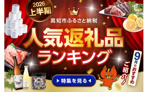 ＼迷ったらコレ／高知市の人気返礼品ランキング！
