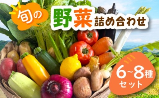 宮若産 旬の野菜詰め合わせ詰め合わせ 6〜8種セット
