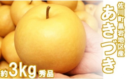 【間もなく受付終了】あきづき梨　3kg・5kg・訳あり