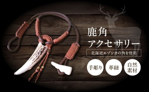 ✨唯一無二のアクセサリー✨鹿角アクセサリー🦌