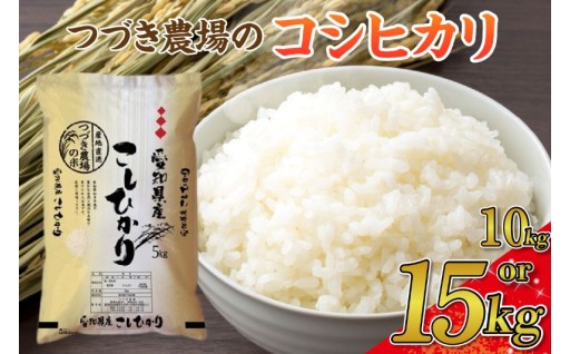 《選べる容量》先行予約【令和8年度産】🍚つづき農場のあいちのかおり🍚【10kg・15kg】