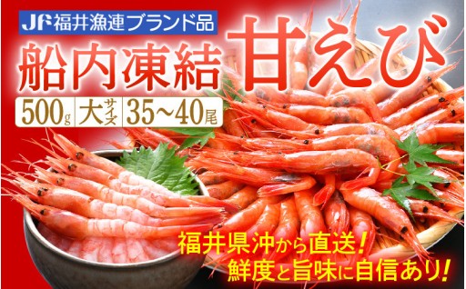 🦐甘えび 大サイズ35～40尾（計500g）🦐