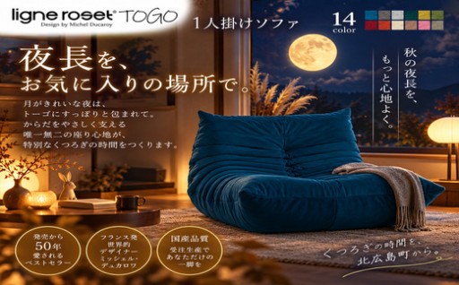 🌕🛋️秋の夜長を、憧れの「トーゴ」と。