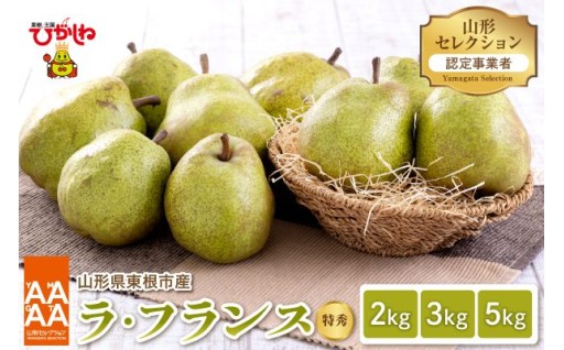 【山形県東根市】🍐 2026年産  山形セレクション ラ・フランス🍐 