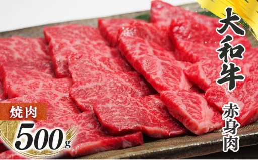 奈良県産 黒毛和牛 大和牛 赤身 焼肉 500g