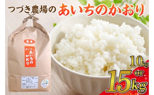 《選べる容量》先行予約【令和8年度産】🍚つづき農場のあいちのかおり🍚【10kg・15kg】