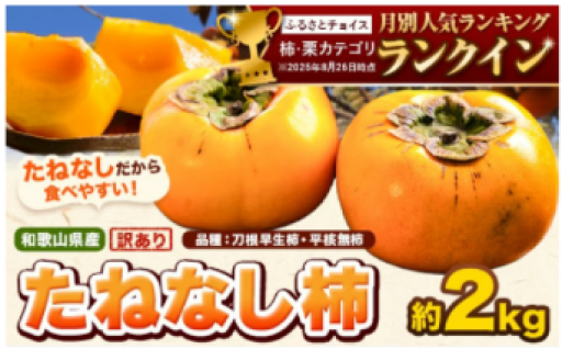 秋の味覚をお届け！ たねなし柿!