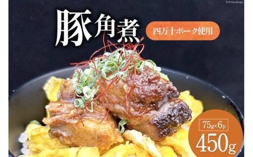 四万十ポークを味わう満天の星特製の角煮