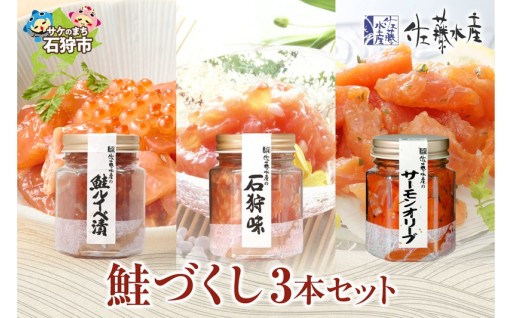 【北海道石狩市】【選べる発送】佐藤水産 鮭づくし３本セット🐟🎁