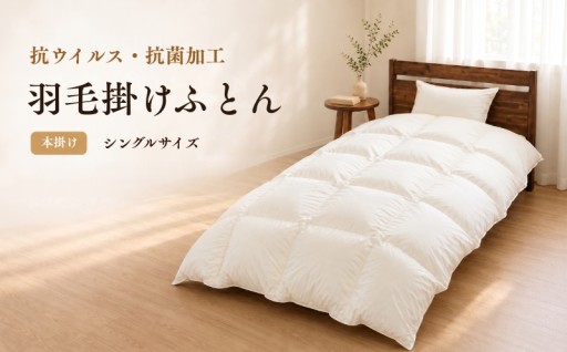 冬が来る前に。ふんわり包む羽毛本掛けふとん