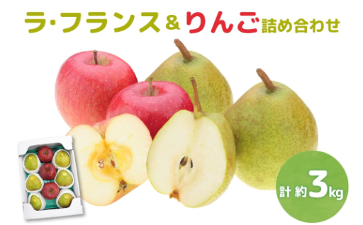 🍐🍎 ＼ 旬の美味しさを欲張りに！贅沢「ラ・フランス＆りんご」セット！ ／ 🍎🍐