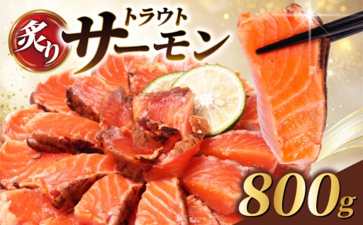 お刺身用 炙りサーモン 800g