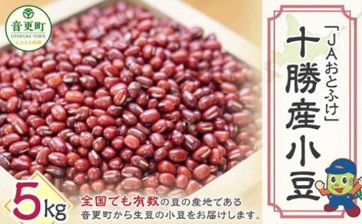 〔先行受付〕【令和8年産】 小豆5kg「JAおとふけ」【A47】【2026年10月下旬頃より順次発送】