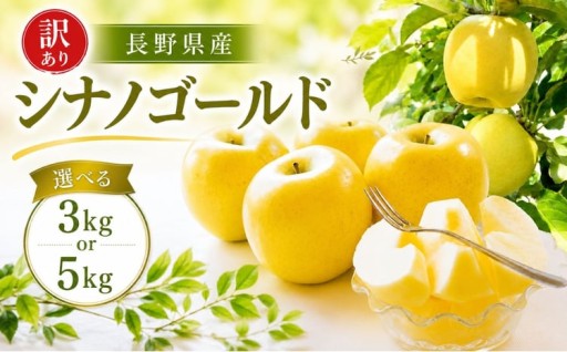 【訳あり】長野県産 シナノゴールド