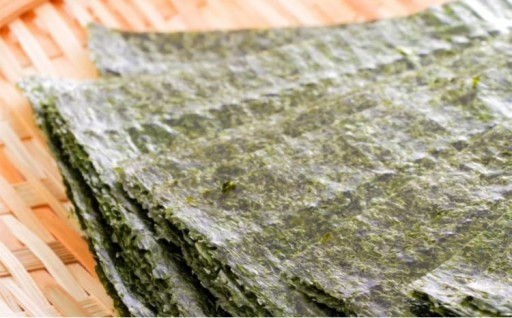 極厚！！【厚みと重さ1.5倍】新海苔 焼海苔5袋セット 全形5枚×10袋 福岡有明のり （合計50枚）