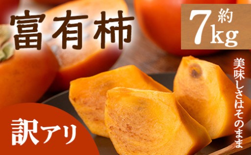 ＜期間限定！2026年10月下旬以降順次発送予定＞＜訳あり・家庭用＞香川県産 富有柿(約7kg)