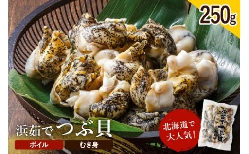 北海道で大人気！浜茹でつぶ貝が登場しました♪