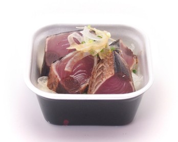 藁焼きの鰹丼 柚子醤油風味