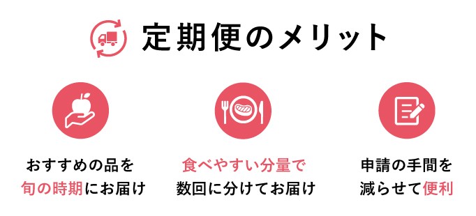 定期便のメリット