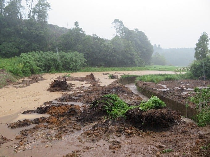 【被害状況】8月の集中豪雨により九州北部に被害