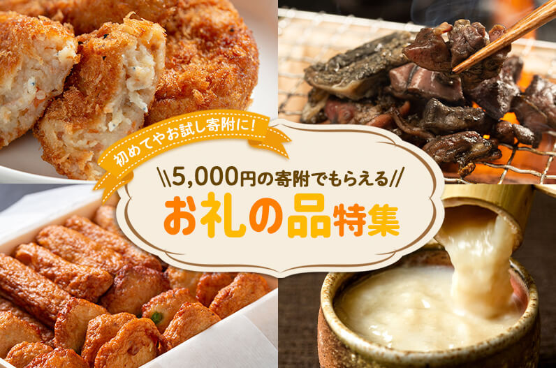 まずはお試し寄付に 5 000円から寄付のお礼の品をご紹介 ふるさと納税 ふるさとチョイス