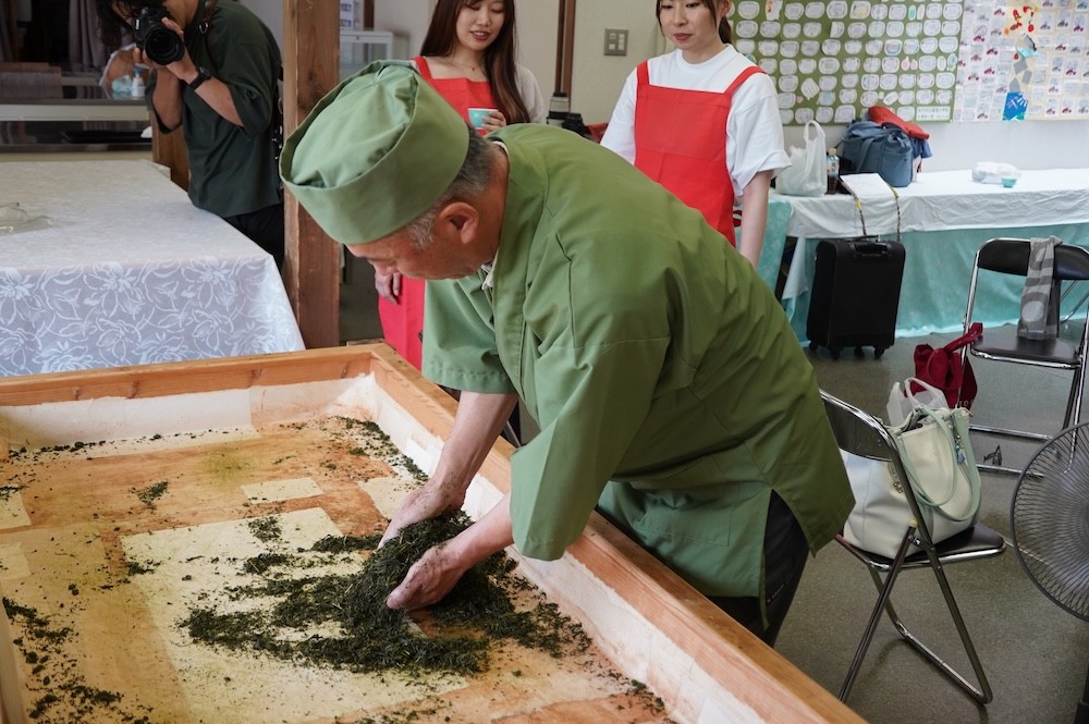 手もみ茶作り体験にチャレンジしませんか？