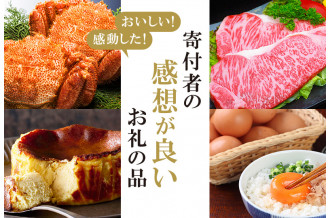 寄付者の感想が良いお礼の品