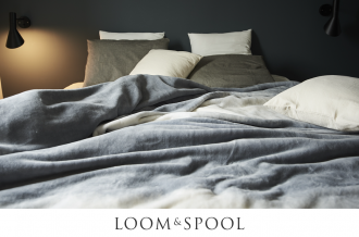 毛布って機能や暖かさはもちろんのこと、デザインも大切。こんな毛布ほしいな を実現した  LOOM & SPOOL  登場です。