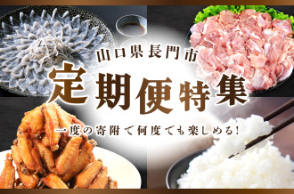 一度の寄附で何度でも楽しめる！定期便特集
