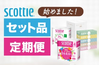  セット品・定期便始めました！クレシア スコッティ トイレットペーパー・ティッシュ特集