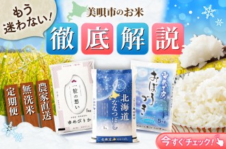 もう迷わない！美唄のお米徹底解説