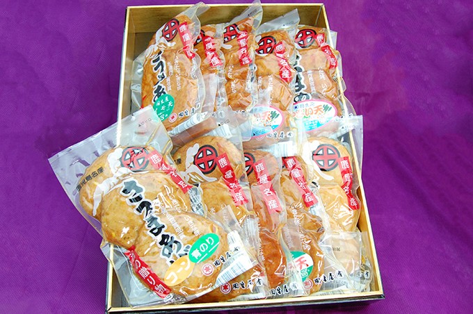 創業80周年!こだわりの真空さつまあげ8種41枚詰合せ