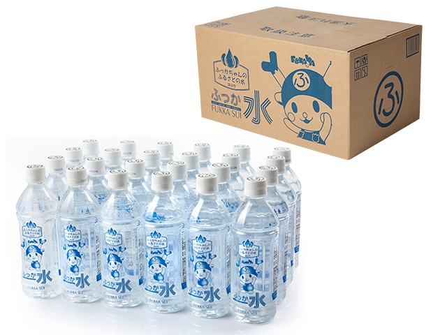ふっか水24本セットを箱に入れてお届けします